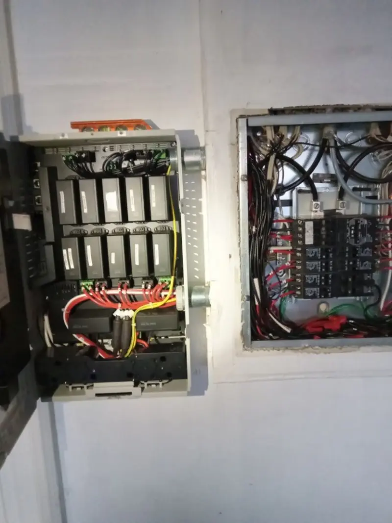 Electrical panel upgrade completed for Security Camera Wiring in Hallandale Beach